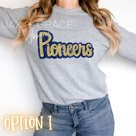 Faux Sequin Pioneers