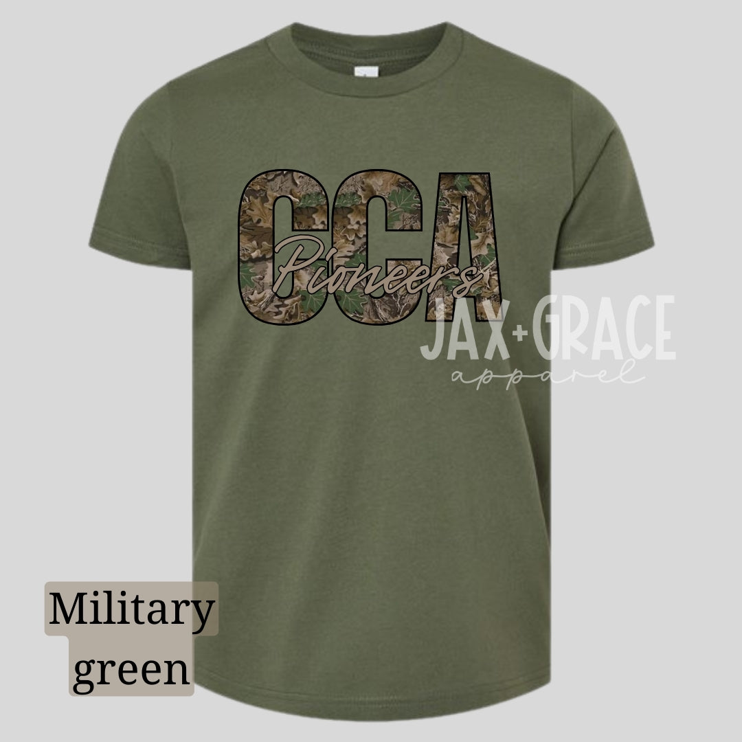 Hunting Camo School Spirit Shirt