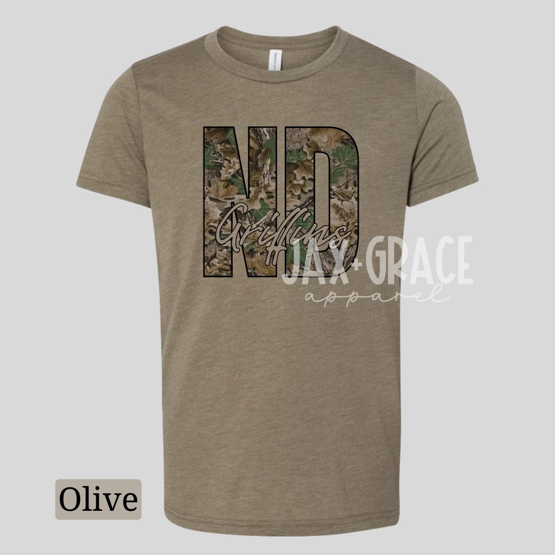 Hunting Camo School Spirit Shirt
