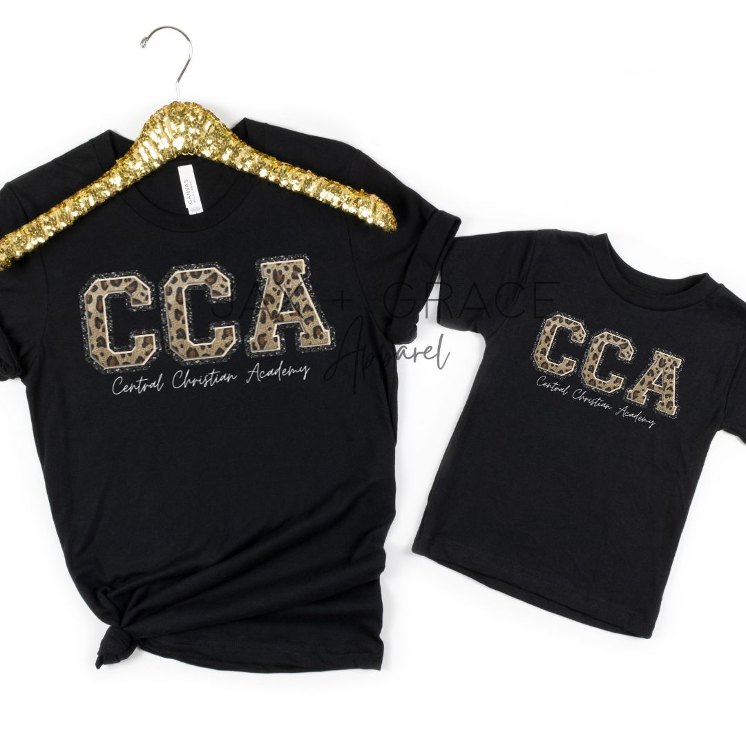 CCA Pioneers Leopard Faux Patch