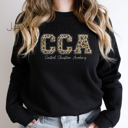 CCA Pioneers Leopard Faux Patch