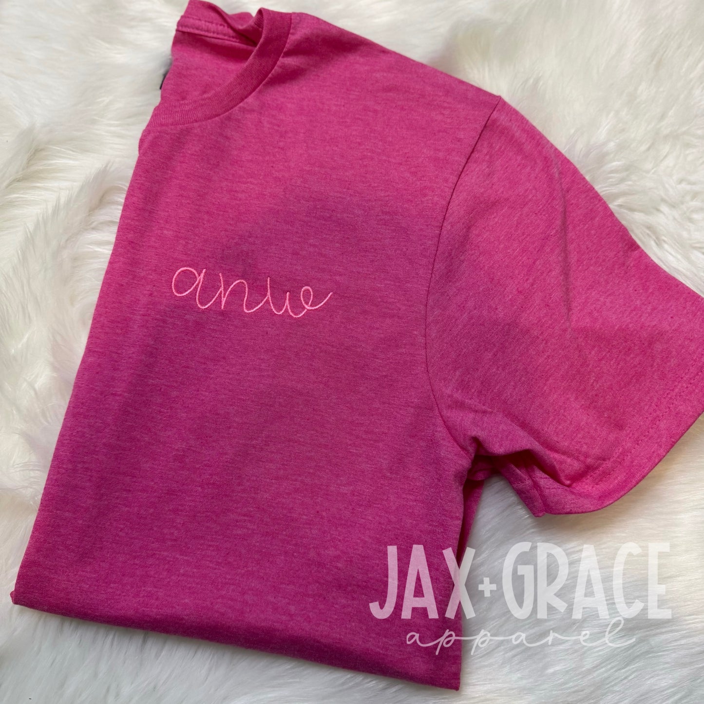 Monogram T shirt | Embroidery