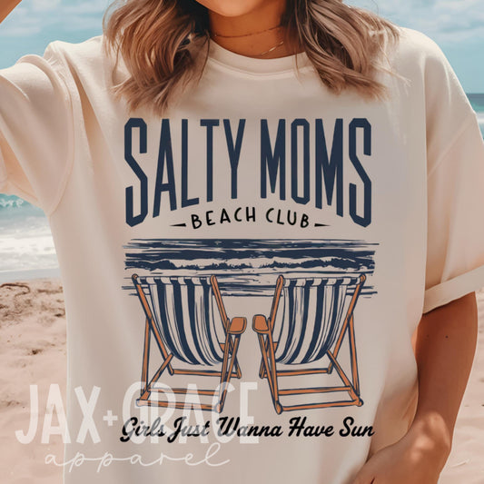 Salty Moms | Ivory | Tank or tee