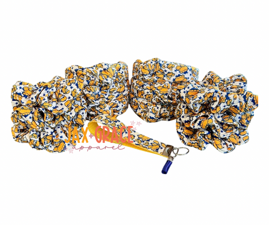 Pioneer Star printed headband/scrunchie