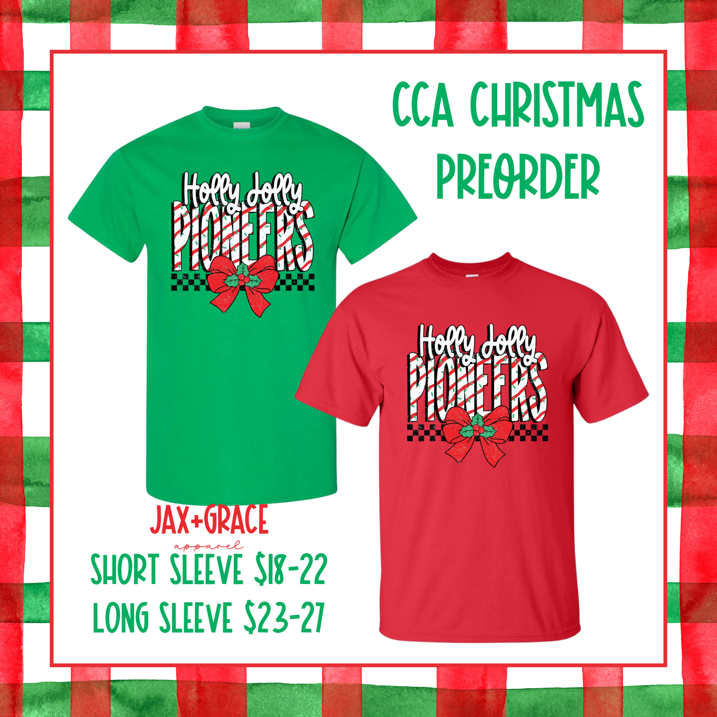 CCA Holly Jolly Pioneers