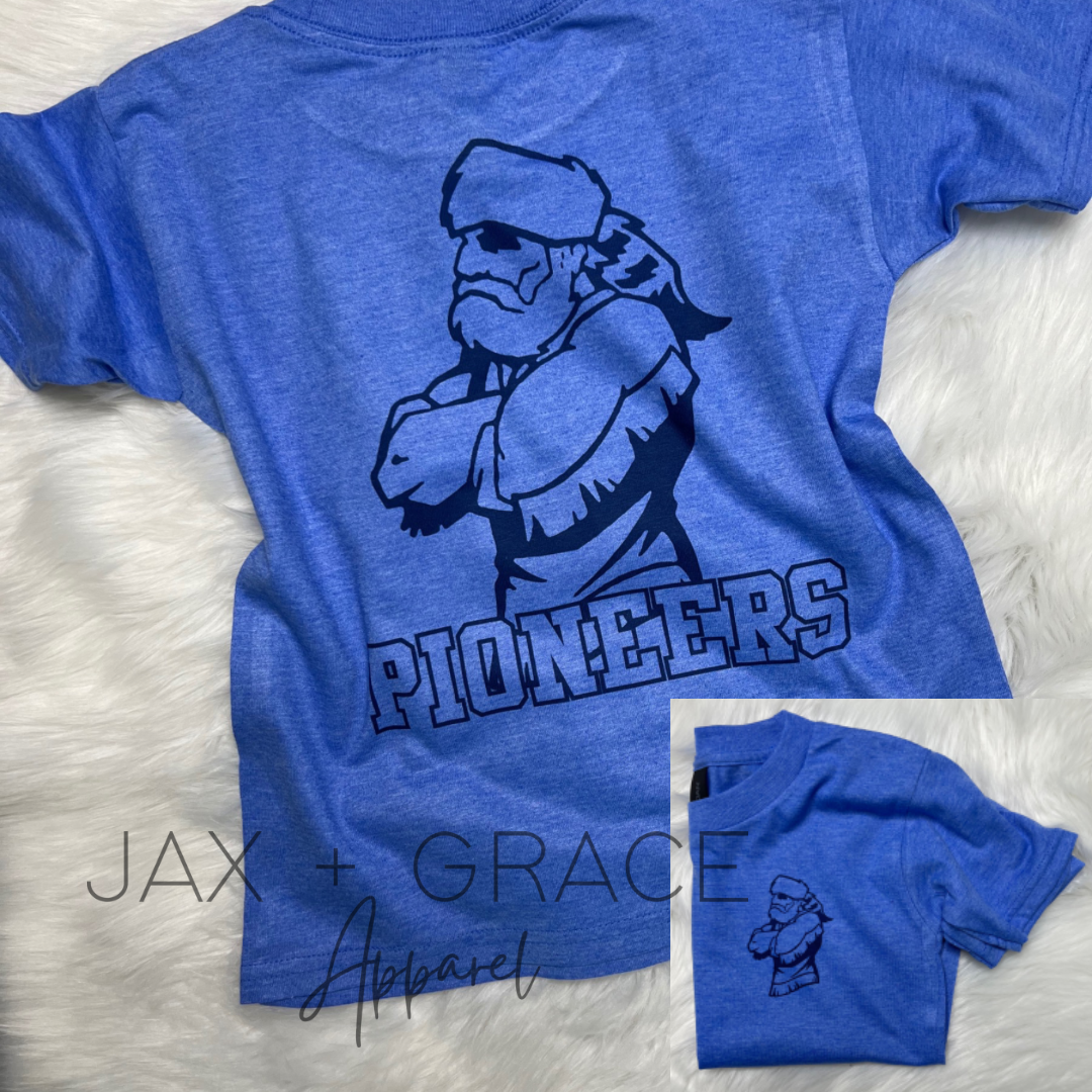 Central Front/Back Mascot Tee