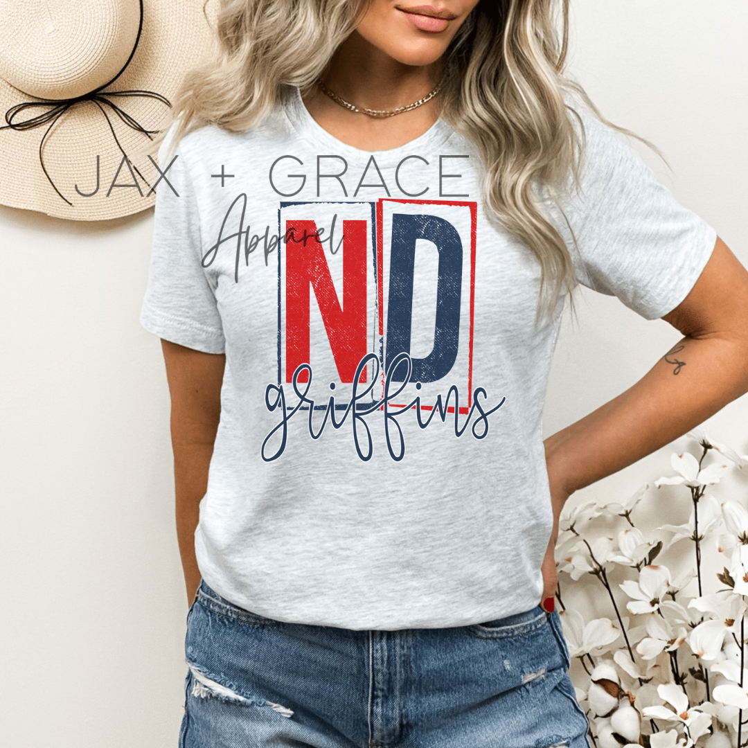 ND Griffins Stamped Design