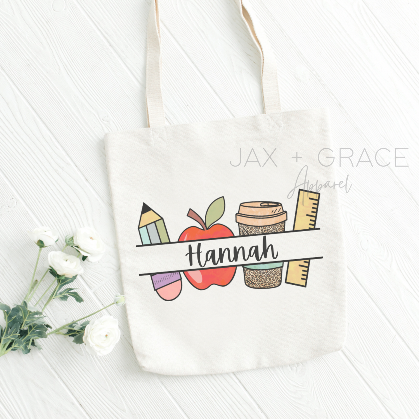 Teacher, Pencil, Coffee Tote Bag