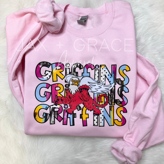 Colorful Paint Streak - GRIFFINS