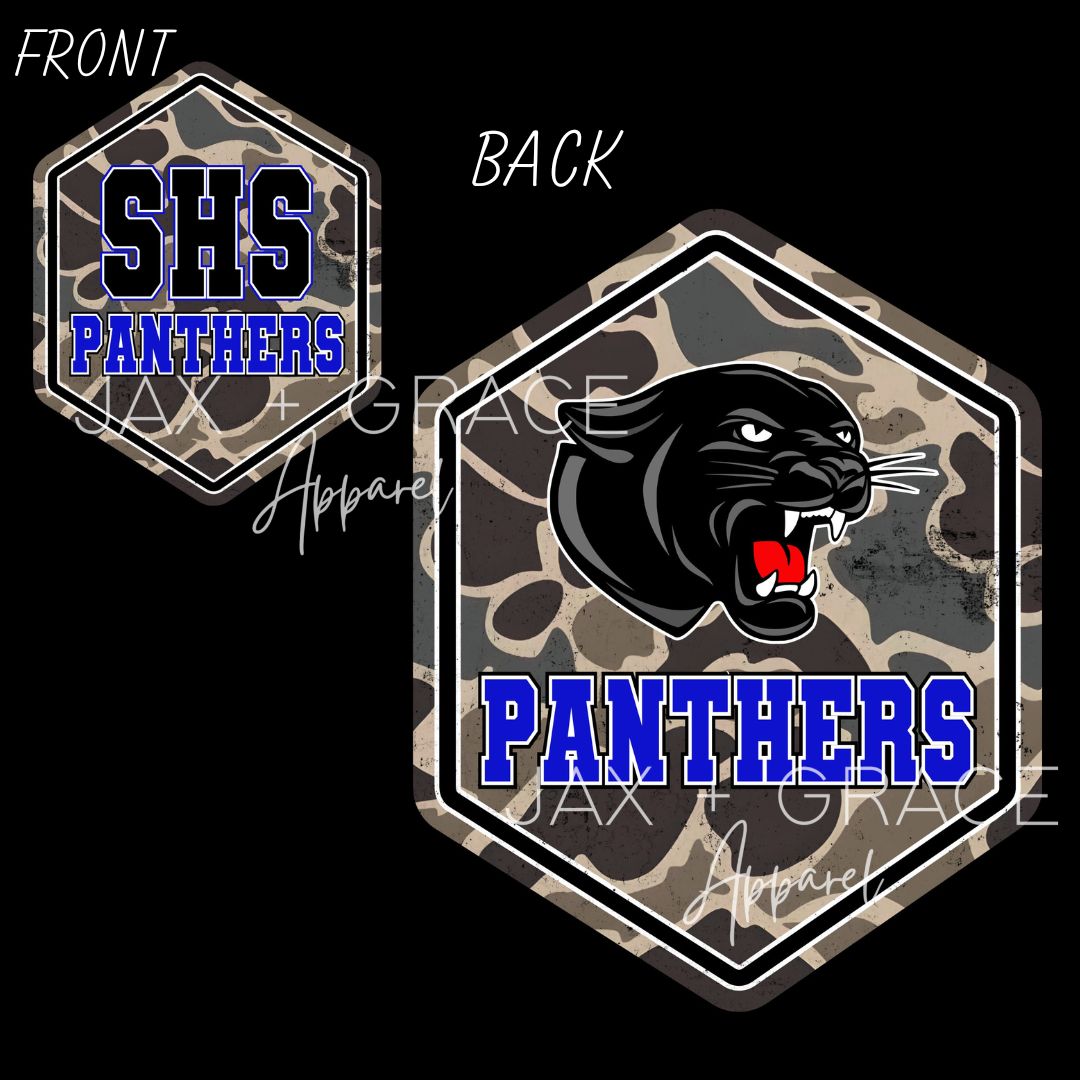 Distressed Camo - SHS PANTHERS