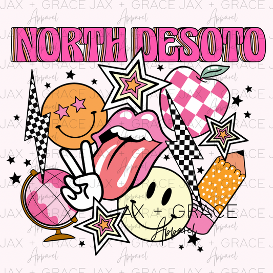 Retro Pink School - NORTH DESOTO