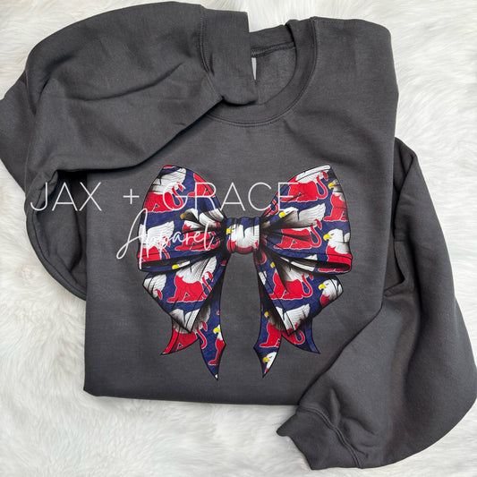 Mascot pattern bow | GRIFFINS (FRONT ONLY)