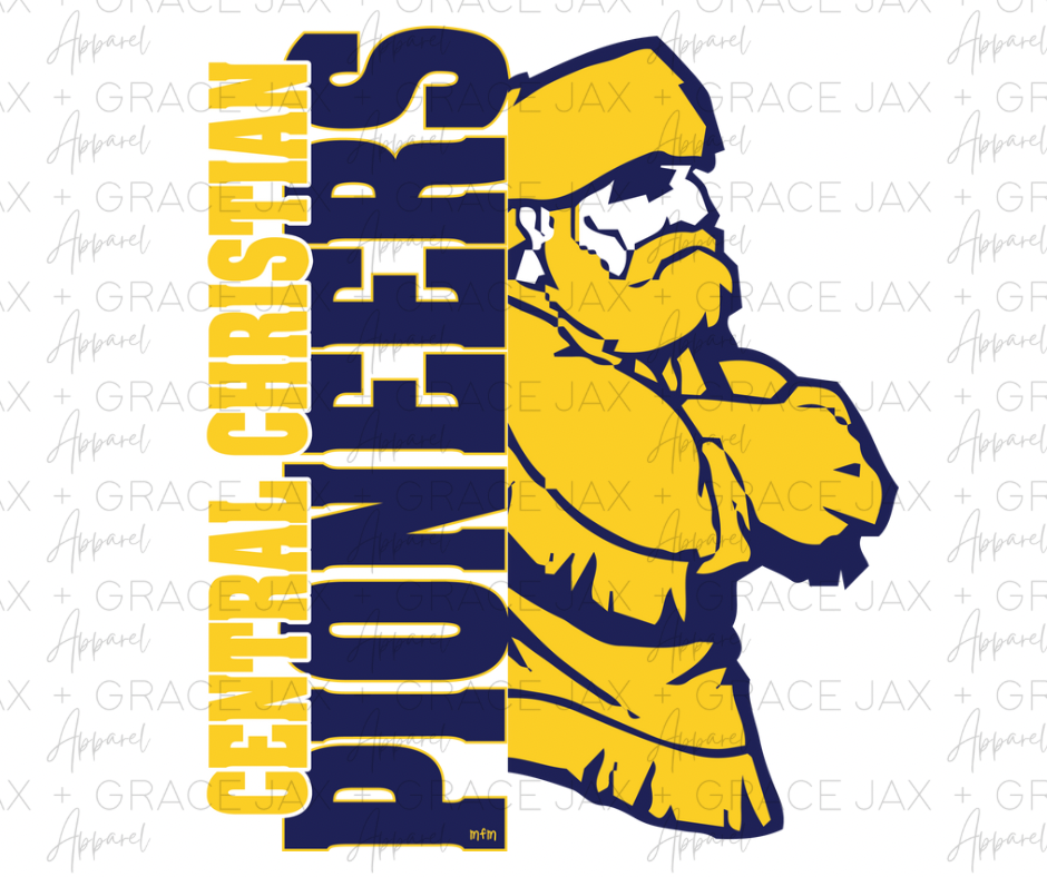 Central Christian Pioneers (vertical logo)