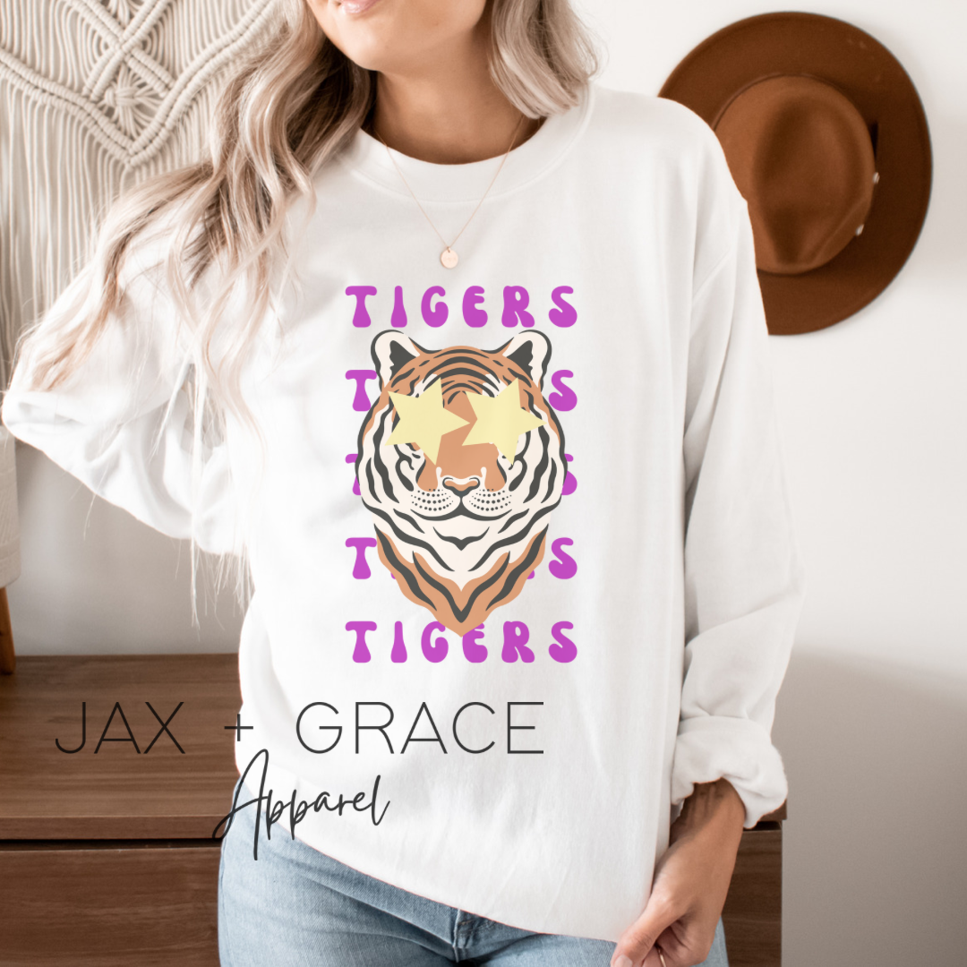 Star Eye Tiger Sweatshirt