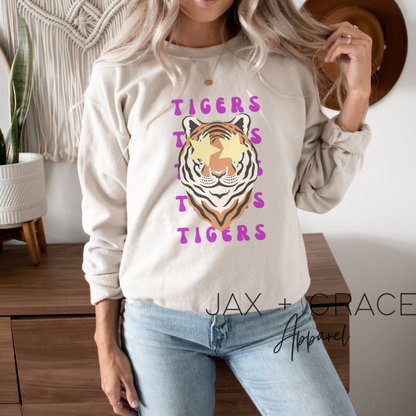 Star Eye Tiger Sweatshirt