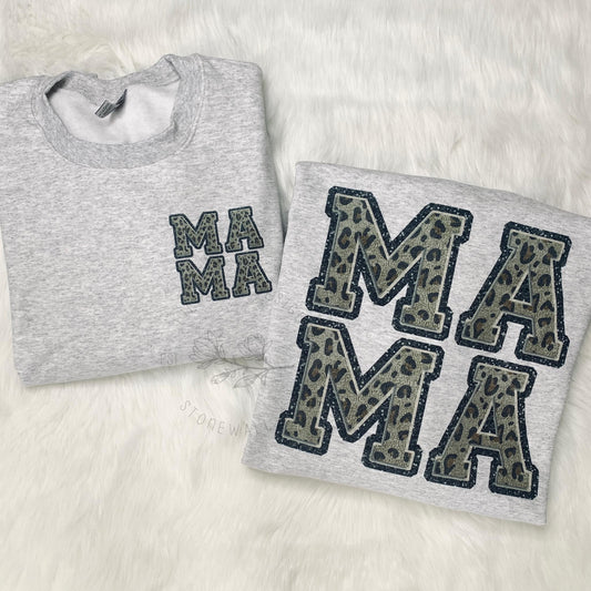 MAMA block letters sweatshirt